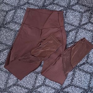 Lululemon Mesh Accented Leggings